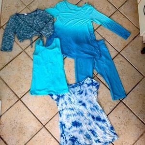 5 pc collection, Justice/ Knit Works, girls sz 10